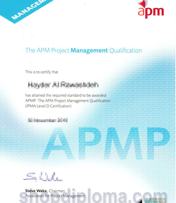 the Association of Proposal Management Professionals (APMP)