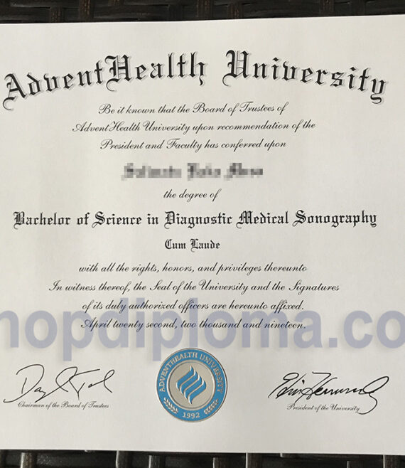 AdventHealth University Bachelor of Science Degree in Diagnostic Medical Sonography