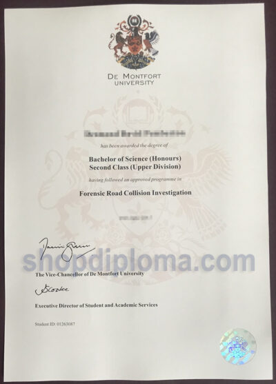 De Montfort University(DMU)Bachelor of Science(Honours)