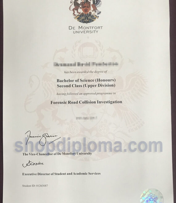 De Montfort University(DMU)Bachelor of Science(Honours)