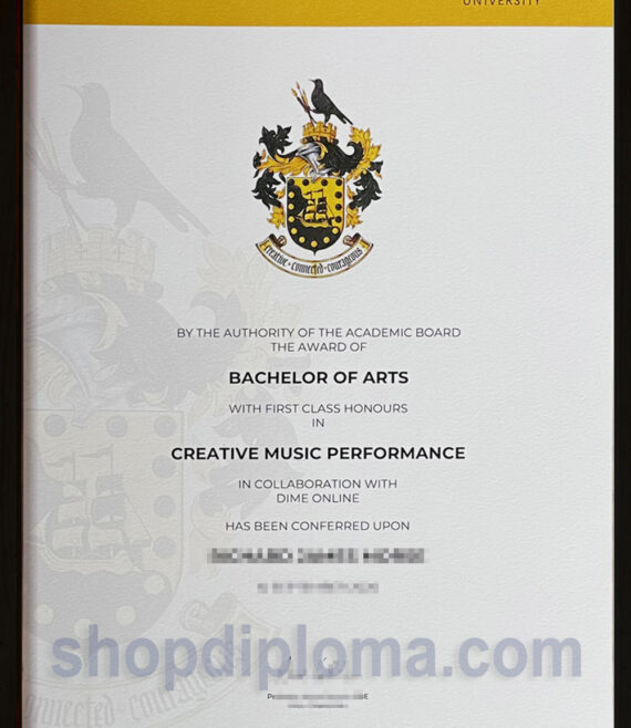 Falmouth University Bachelor og Arts Creative Music Performance
