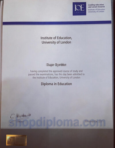 The IOE London Institute of Education University of London certificate