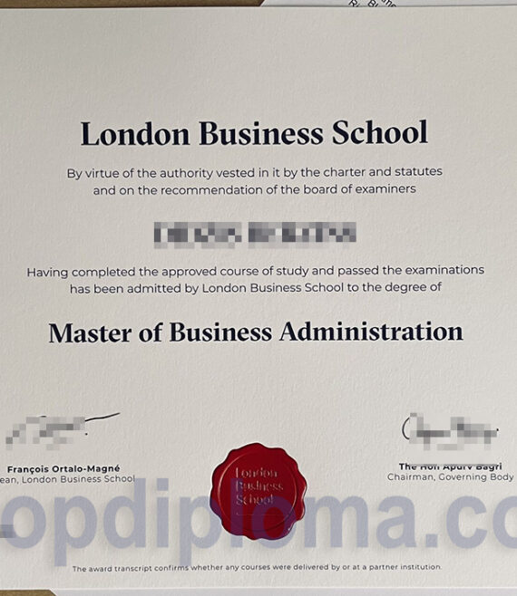 London Business School Master of Business Administration