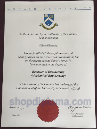 The Monash University Bachelor of Engineering Degree