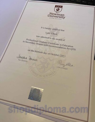 Newman university professional graduate certificate in education