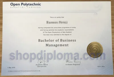 Open Polytechnic Bachelor of Business Management