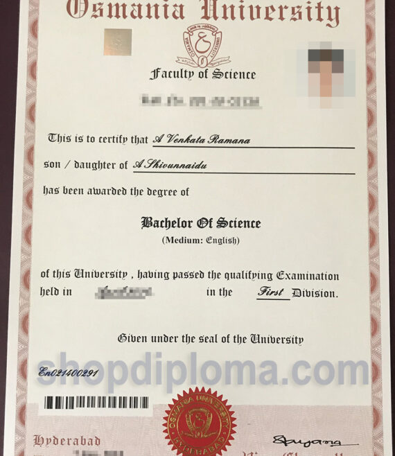 Osmania University Bachelor Of Science Degree