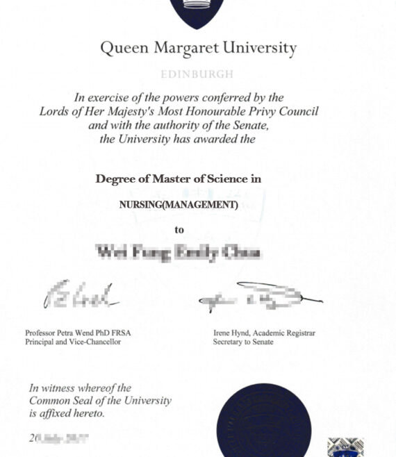 Queen Margaret University The Master of Science in Nursing Degree