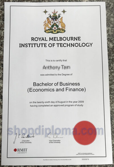 Royal Melbourne Institute Of Technology University Bachelor of Business