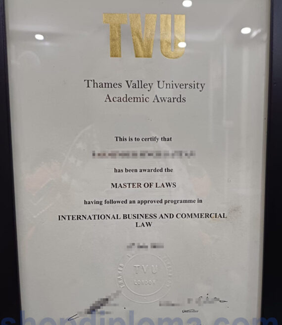 Thames Valley University Acdemic Awards