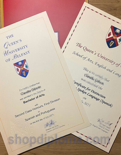 The Queen's University of Belfast Bachelor of arst in spanish and portuguese