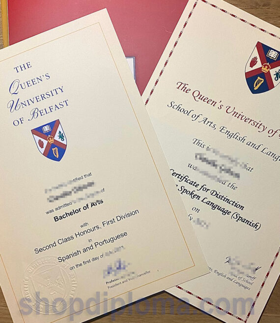 The Queen's University of Belfast Bachelor of arst in spanish and portuguese