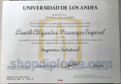 UNIVERSIDAD DE LOS ANDES Diploma