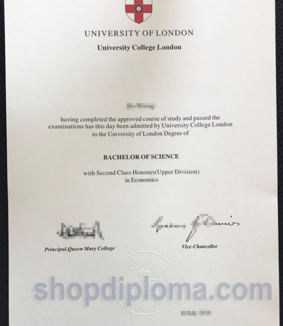 University College London Bachelor of Science in Economics (University of London)
