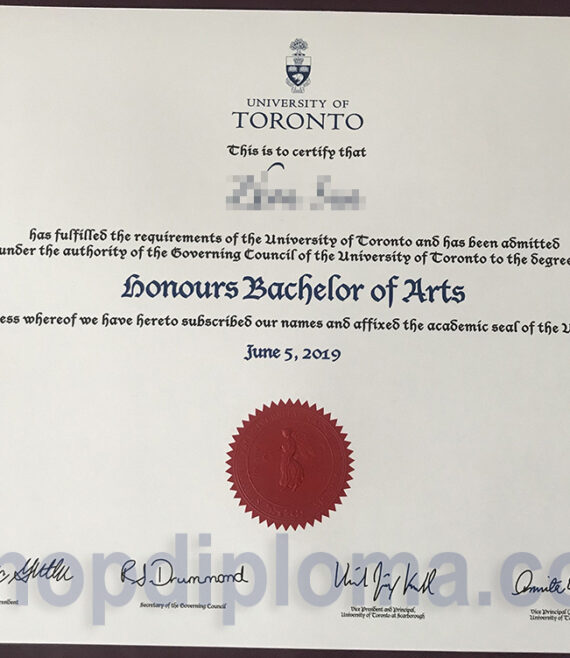 Bachelor of Arts, University of Toronto