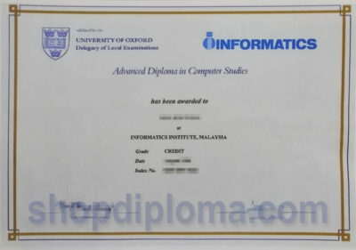 University of oxford Advanced Diploma in Computer Studies