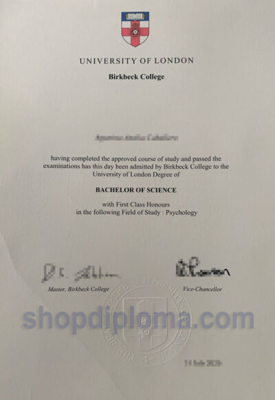 Birkbeck College - UOL degree of bachelor of science psychology