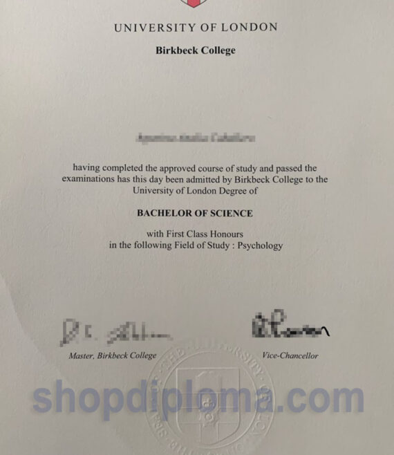Birkbeck College - UOL degree of bachelor of science psychology