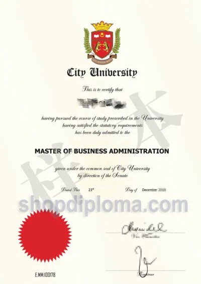 City University Malaysia the degree of master of business administration