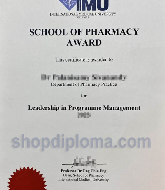 IMU international medical university malaysisa leadership in programme management