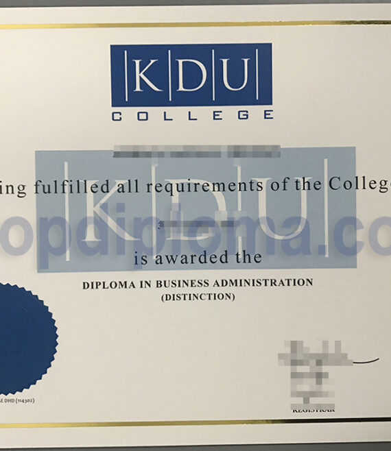 KDU College diploma in business administration