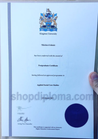 Kingston university the award of postgraduate certificate in applied social care studies