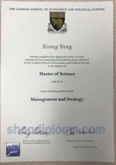 LSE_The London School of Economics and Political Science degree of master in management and strategy