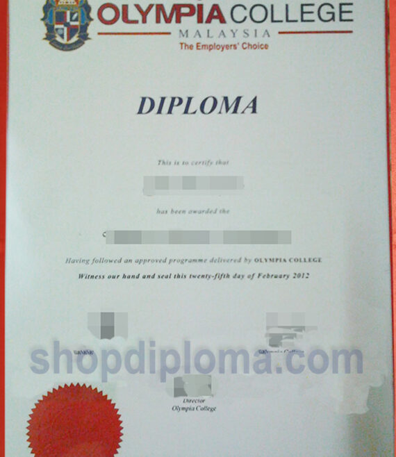 Olympia College malaysia diploma