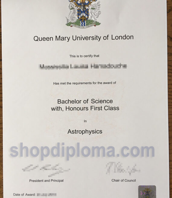 Queen Mary University of London QMUL degree of bachelor of science in astrophysics