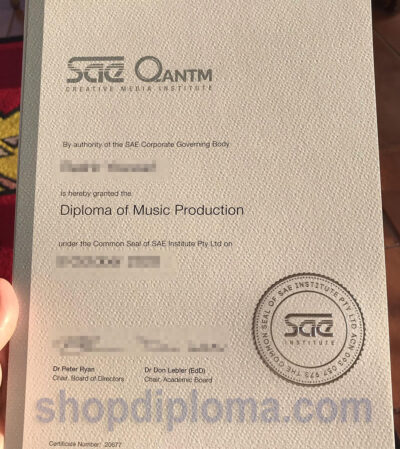 SAE Qantm creative media Institute the diploma of music production