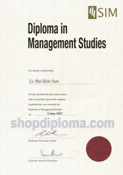 Singapore Institute of Management SIM Diploma in management studies