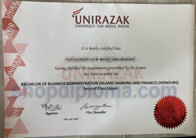 Universiti Tun Abdul Razak(UNIRAZAK) the degree of bachelor of businee administration