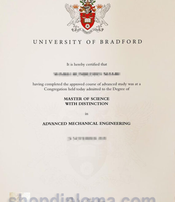 University of Bradford the degree of master of science in advanced mechanical engineering