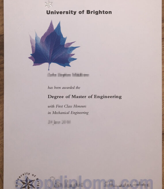 University of Brighton degree of master of engineering