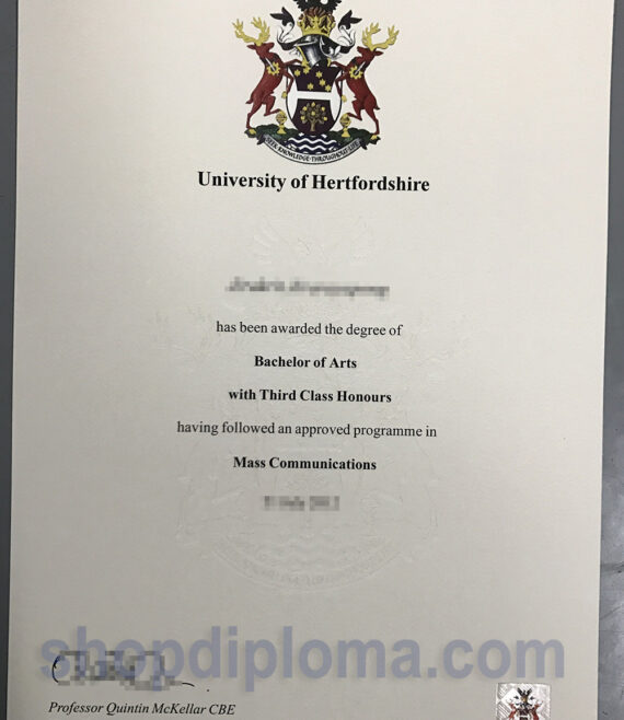 University of Hertfordshire the degree of bachelor of arts in mass communications
