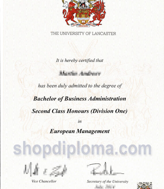 University of Lancaster degree of bachelor of business administration in european management