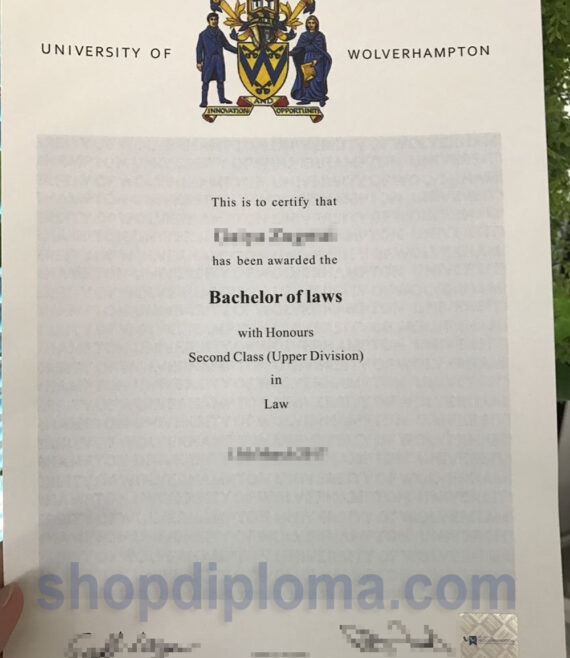 University of Wolverhampton the degree of bachelor of laws