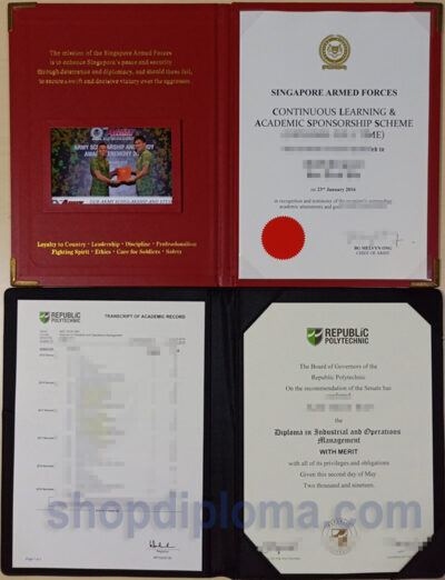 republic polytechnic transcript of academic record