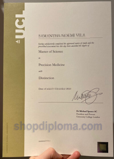 university college London_UCL the degree of master of science in precision medicine