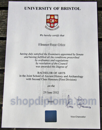 university of Bristol the degree of arts in ancient history and archaeology