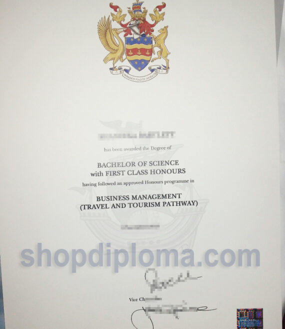 university of Plymouth the degree of bachelor of science in business management