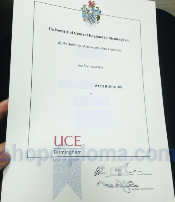 university of central England in Birmingham degree