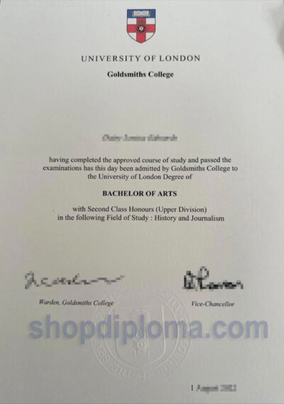 university of london goldsmiths college the degree of bachelor of arts