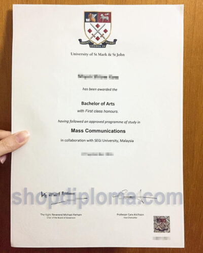 university of st mark and st john(Plymouth Marjon University) Bachelor of Arts in mass communications