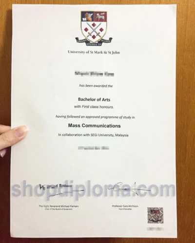 university of st mark and st john(Plymouth Marjon University) Bachelor of Arts in mass communications