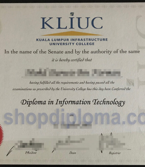 Kuala Lumpur Infrastructure University College the diploma in information technology