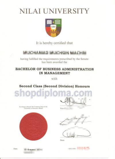 Nilai university the degree of bachelor of business administration in management