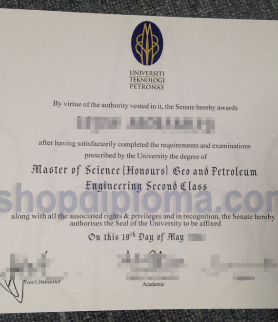 Universiti Teknologi PETRONAS (UTP) the degree of master of science