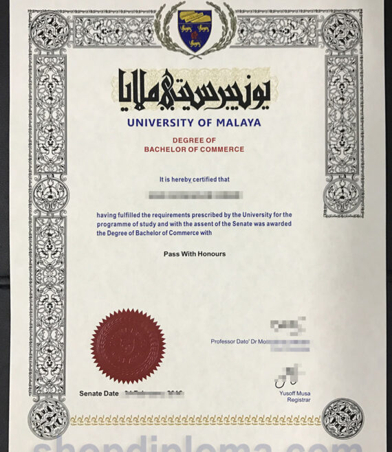 university of Malaya degree of bachelor of commerce