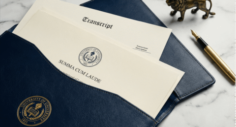 custom diploma display example